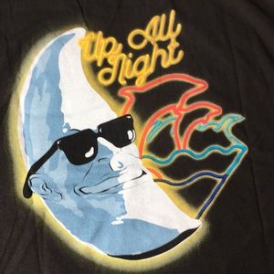 Pink Dolphin Up All Night Tee *RARE*